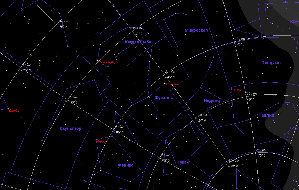 Созвездие октябрьское. Созвездие микроскоп на карте звездного неба. Созвездие Феникс. Созвездие журавль. Созвездие Феникс на карте звездного неба.